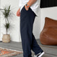 Modern Essential Men's Pleated Trousers – Tailored Comfort for Everyday Refinement