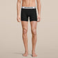 Men's Classic Black Boxer Brief Underwear with Pouch