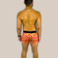 Men's Electric Zebra Boxer Trunk Underwear with Pouch
