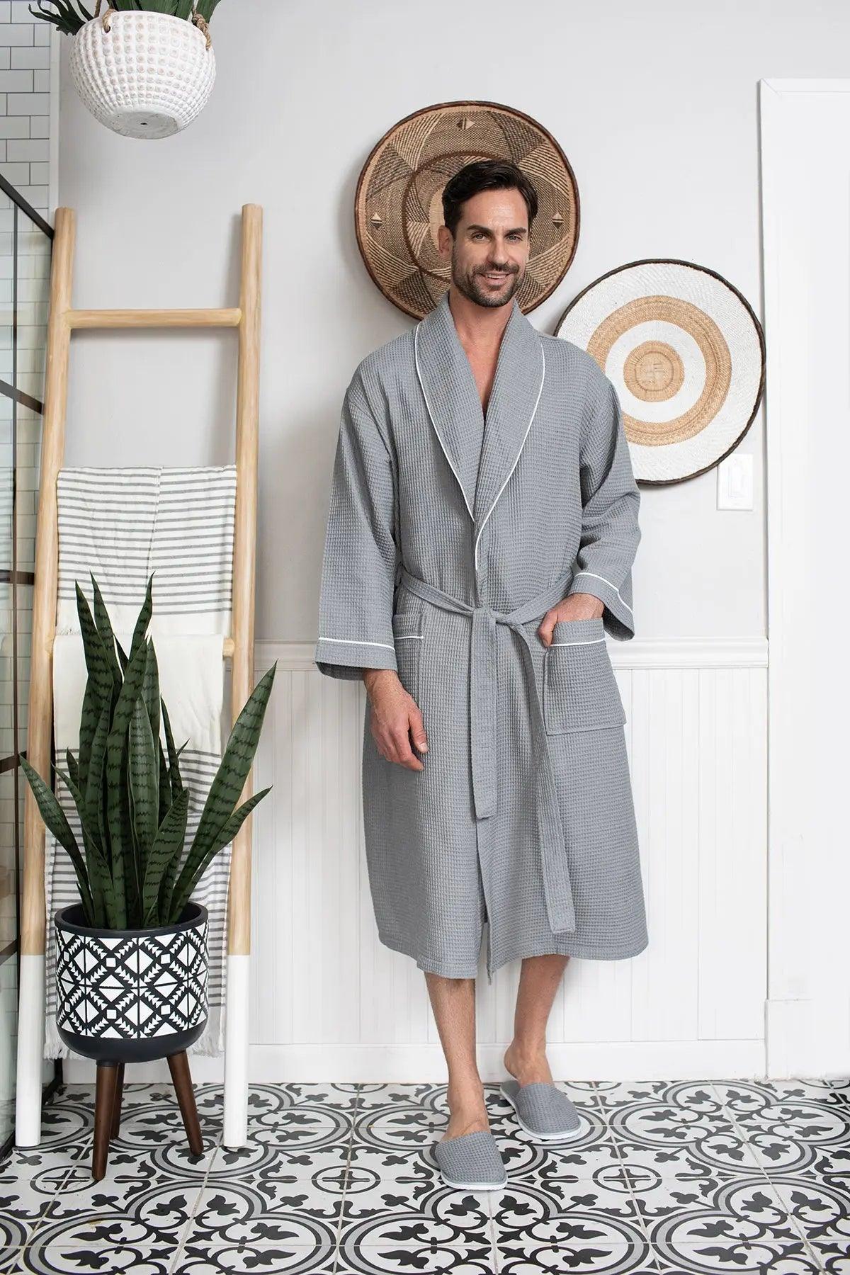 Premium Waffle Piping Robe