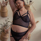 Mesh Triangle Cut Out Bralette