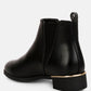 Amara Metallic Sling Detail Chelsea Boots