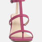 Mirabella Open Square Toe Block Heel Sandals