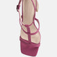 Mirabella Open Square Toe Block Heel Sandals