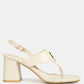 Monde Block Heel Thong Sandals