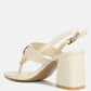 Monde Block Heel Thong Sandals