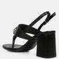 Monde Block Heel Thong Sandals