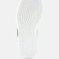 Monigue Faux Leather Cross Stitch Detail Sneakers