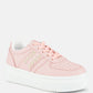 Monigue Faux Leather Cross Stitch Detail Sneakers