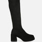 Morpin Stretch Suede Calf Boots