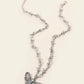 Moth Skull Wire Necklace