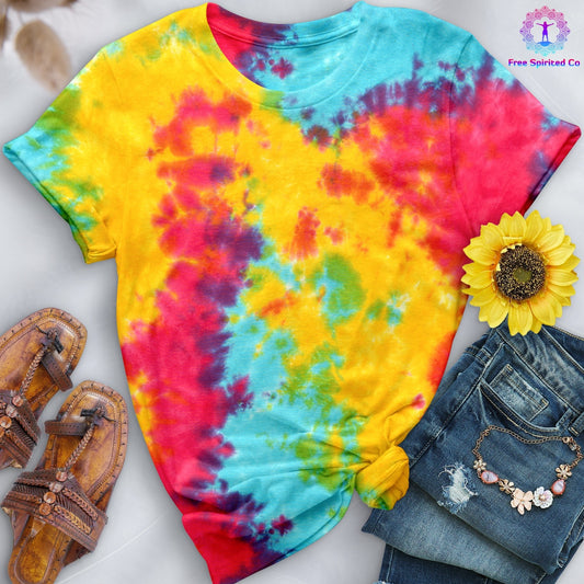 Multi Rainbow Premium Hand-Dyed Comfort Shirt