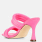 New Crush Quilted Spool Heel Sandals