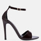 New Flame Ankle Strap Stiletto Heel Sandals
