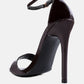 New Flame Ankle Strap Stiletto Heel Sandals