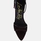 New Flame Ankle Strap Stiletto Heel Sandals