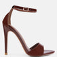 New Flame Ankle Strap Stiletto Heel Sandals