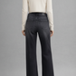 Elodie Tummy Control Inseam Transform High Rise A-line Wide Jeans