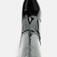 Noire Thigh High Long Boots In Patent Pu