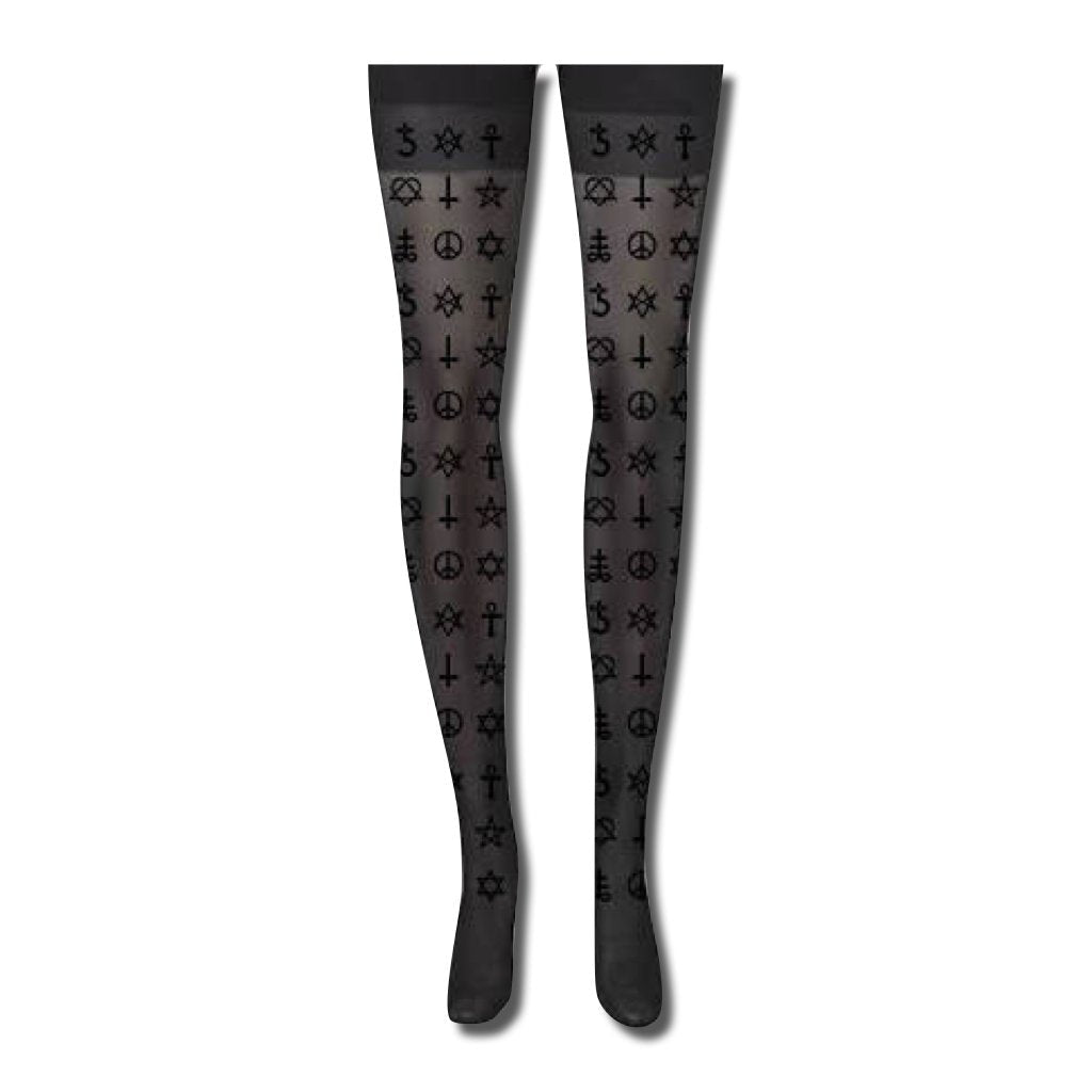 Occulted Stockings | Mystical Nylon Blend Tights