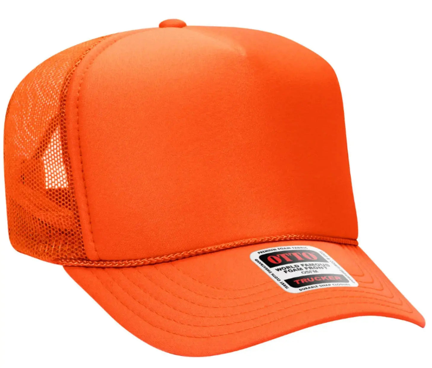 Milfin' Ain't Easy Pink Design Adult Otto Foam Trucker Hat