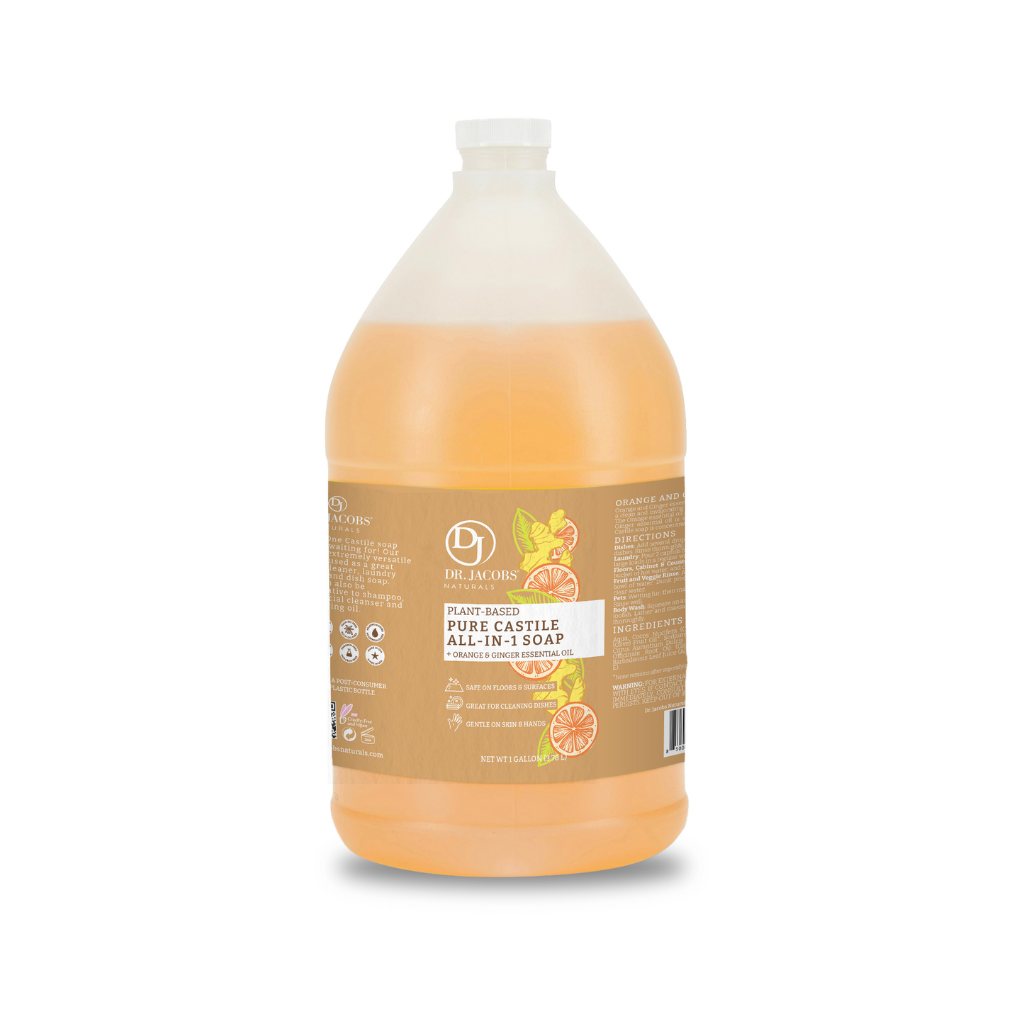 Orange & Ginger All in 1 Castile Soap