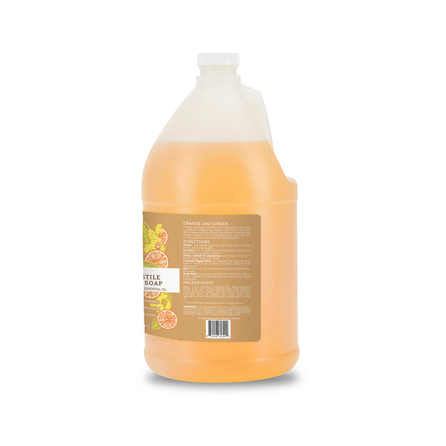 Orange & Ginger All in 1 Castile Soap