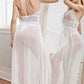 Flyaway Mesh Lingerie Gown