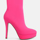 Patotie Lycra High Heel Ankle Boots