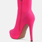 Patotie Lycra High Heel Ankle Boots