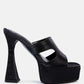 Pda Croc High Heel Platform Sandals