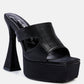 Pda Croc High Heel Platform Sandals