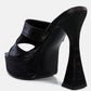 Pda Croc High Heel Platform Sandals