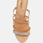 Peaches Strapped Rhinestone Embellished Sandals