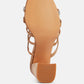 Peaches Strapped Rhinestone Embellished Sandals