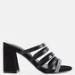 Peaches Strapped Rhinestone Embellished Sandals
