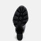 Peepque Peep Toe Lace-Up Booties