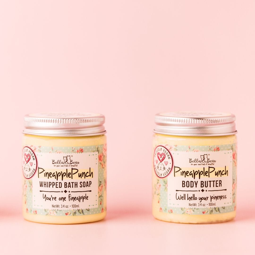 Pineapple Punch: Mini Whipped Bath Soap & Shave Cream