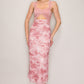 Ombre Mesh Cutout Midi – Sexy Bodycon Vacation & Cocktail Dress