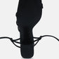 Piri Toe Ring Tie Up Block Sandals
