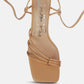 Piri Toe Ring Tie Up Block Sandals