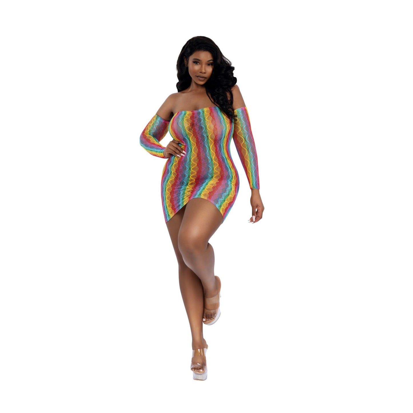 Rainbow Mini with Arm Warmers