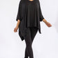 Asymmetrical Hem Top and Pants Set