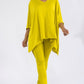 Asymmetrical Hem Top and Pants Set