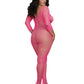 Fishnet Open Crotch Bodystocking