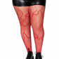 Flame Net Tights