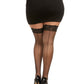 Laced Stay-up Fishnet Thigh High