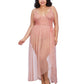 Mosaic Lace Teddy & Sheer Skirt