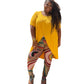 Multi Print Pants With Pockets
