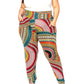Multi Print Pants With Pockets